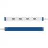 Hub USB-C Hyper HyperDrive Flex de 4 puertos, blanco/azul | HD5201BUGL