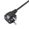 Akyga AK-PC-04A cable distribuidor de corriente CEE 7/7 a 2x IEC C13, 1,8 m, negro