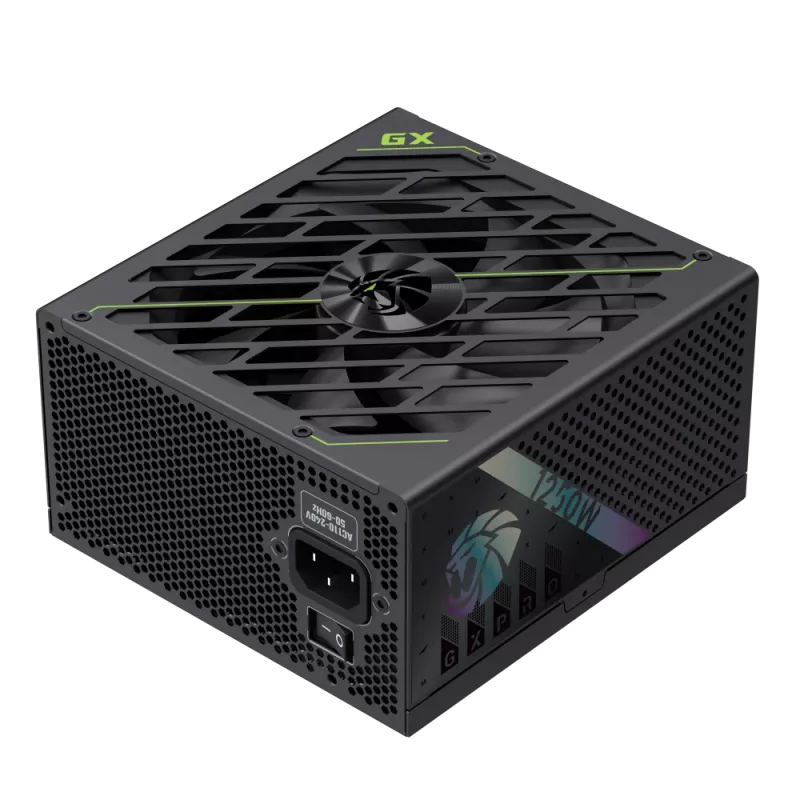 Fuente de alimentación Gamemax, 80 PLUS, Gold | GX PRO 1250G | 1250 W | totalmente modular