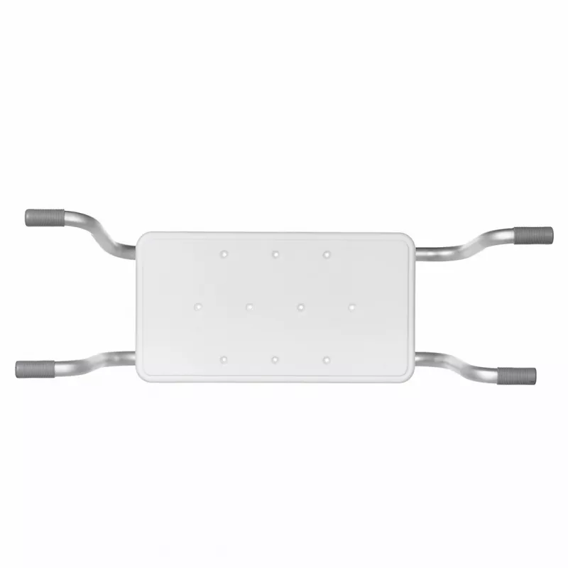 Banco de bañera ActionMed LW200AM diseño sumergido para bañera, tecnopolímero, plata, antideslizante, ajuste horizontal