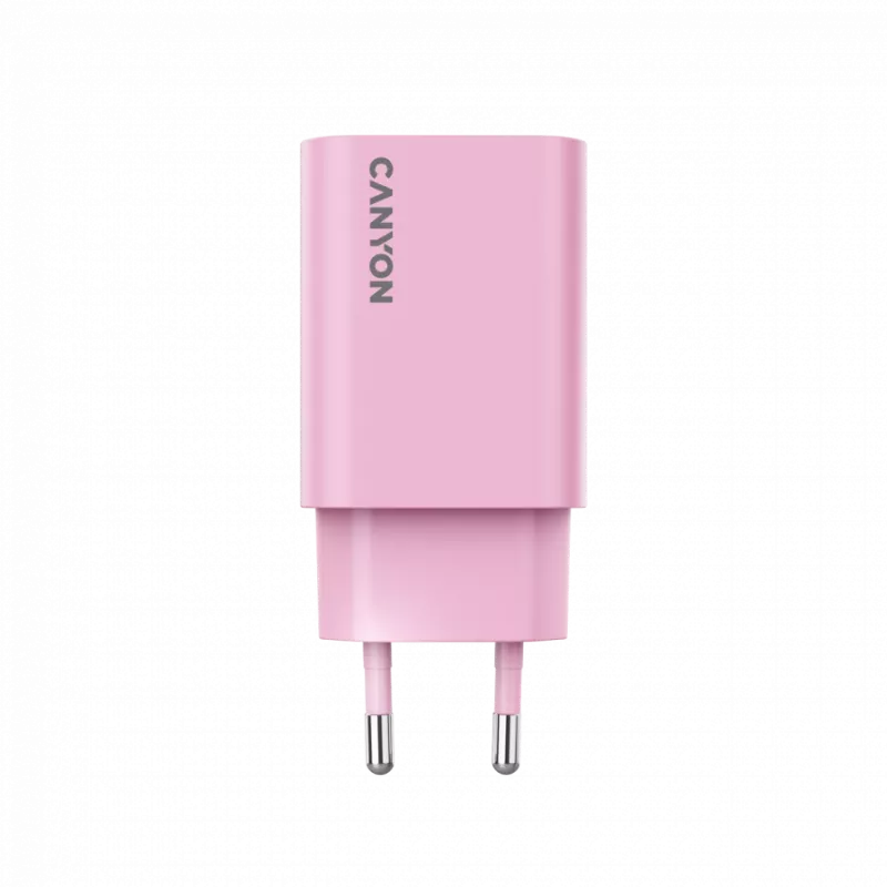 CANYON Cargador OnCharge 30CL Max Power 30W 1xPD EU rosa