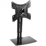 Soporte de pared para TV MACLEAN MC-451 con balda y ajuste de inclinación, VESA 75x75–200x200 mm, hasta 20 kg, para pantallas de 15