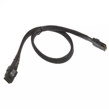 SilverStone CPS02 - cable SATA / SAS - con sidebands - SAS 12Gbit/s - 4 carriles - 4 x Mini SAS (SFF-8087) (W) a 4 x Mini SAS (SFF-8087) (W) - 50cm - S