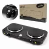 Cocina eléctrica de 2 placas IDEAL, potencia máxima 2600 W