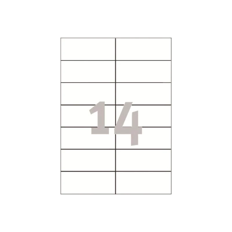 Avery 3653 etiqueta autoadhesiva rectangular permanente blanca 1400 uds.