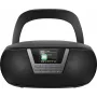 Sencor SPT 6200DB boombox con reproductor CD/MP3 y radio, DAB+/FM, Bluetooth, USB, AUX, 3 W, negro