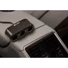 Adaptador divisor para mechero de coche VAKOSS TP-3263CK — adaptador de corriente 1 a 3 12V, salida 3A, negro