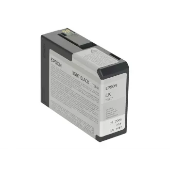 Epson unidad individual Light Black T580700, negro claro, tinta pigmentada, 80 ml, 1 unidad