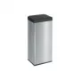 Papelera Hailo BIG BOX 60L SIL 6460-312, capacidad 60 L, plata
