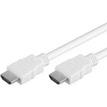 Cable de vídeo/audio/red de alta velocidad VALUE - HDMI - HDMI, 19 pines (macho) - HDMI, 19 pines (macho) - 3 m - apantallado - blanco (11.99.5703)