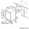 Lavavajillas integrable Bosch SPV4EKX24E, 9 cubiertos, 44 dB