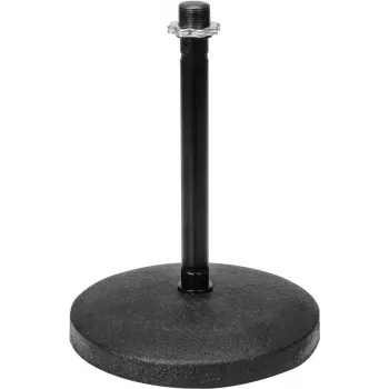 Base de mesa Omnitronic GES-1 hierro fundido — soporte redondo de alta carga para tableros de mesa