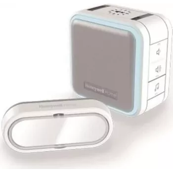 Timbre inalámbrico Honeywell DC515SL — alcance 150 m, 6 tonos, 84 dB