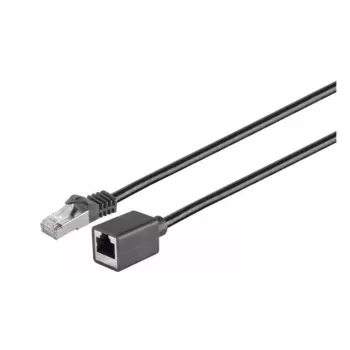 Cable de red Microconnect STP6005SEXT negro 0,5 m Cat6 F/UTP (FTP)
