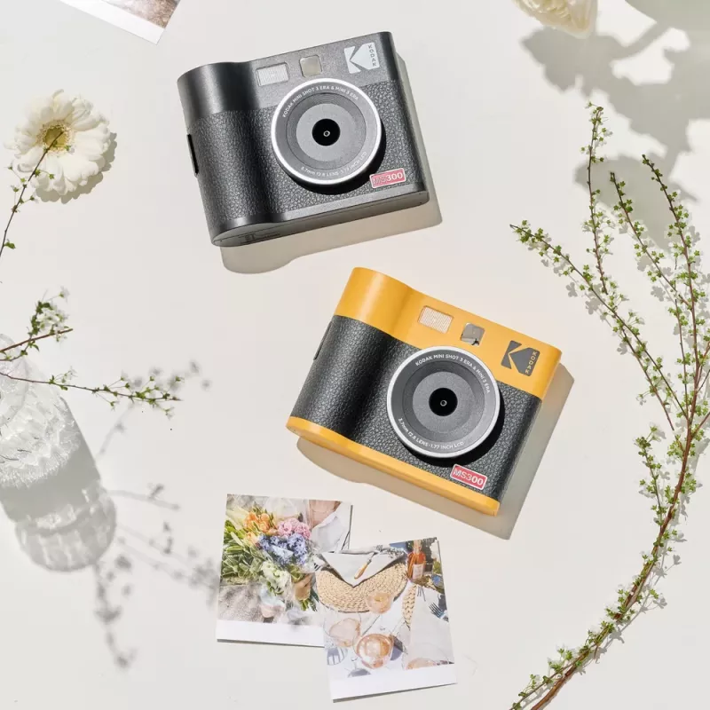 Cámara instantánea Kodak Mini Shot 3 Era – negra, tecnología de impresión 4Pass