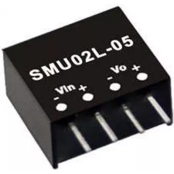 Adaptador/convertidor de alimentación Mean Well SMU02L-15, entrada 4,5–5,5 V, salida 15 V, 2 W