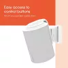 Soporte de pared Vogels | Soporte de pared para altavoz para Sonos Era 100 | Inclinable, orientable | Capacidad de carga máxima 7 kg | Blanco