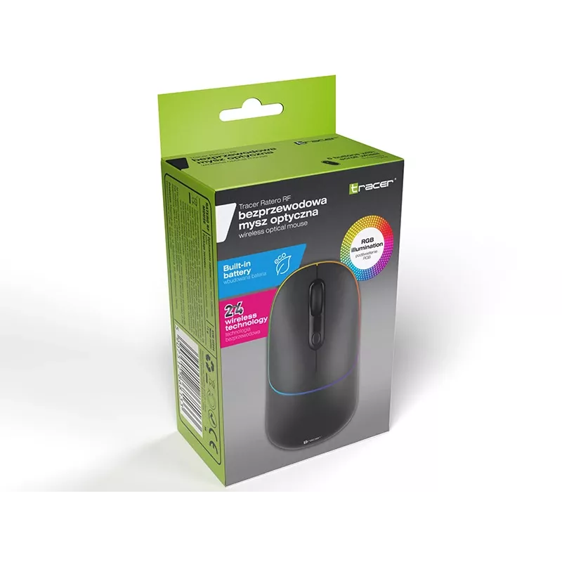 Ratón Tracer RATERO RF RF Wireless + USB Type-C