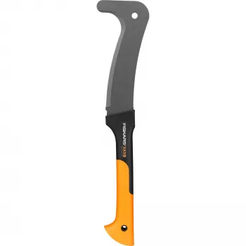 Cuchillo Fiskars 1003609 de hoja fija negro, gris, naranja