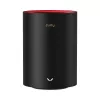 Cudy M3000 pack de 2 dual band (2,4 GHz / 5 GHz) Wi-Fi 6 (802.11ax) negro, rojo 1 interno