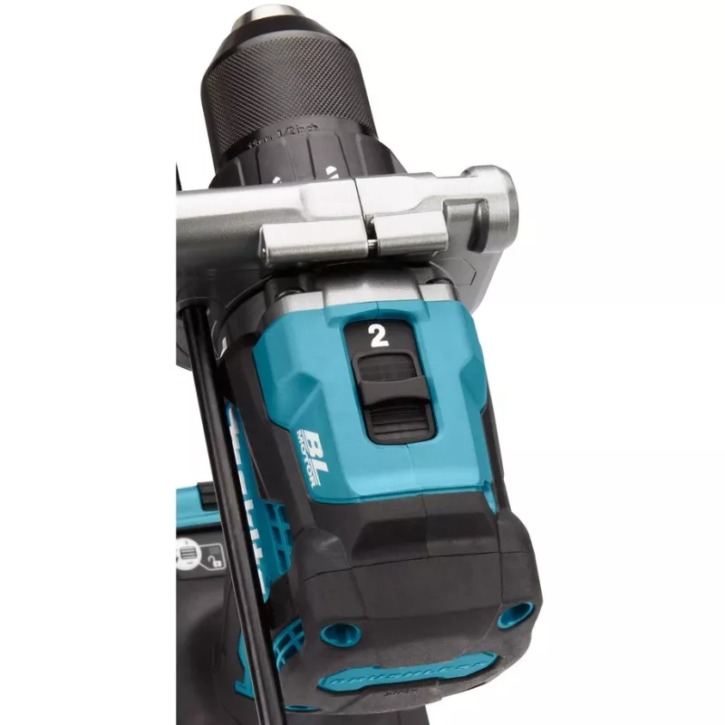 Makita HP001GD201 XGT taladro atornillador percutor a batería 40 V, 2 baterías, cargador