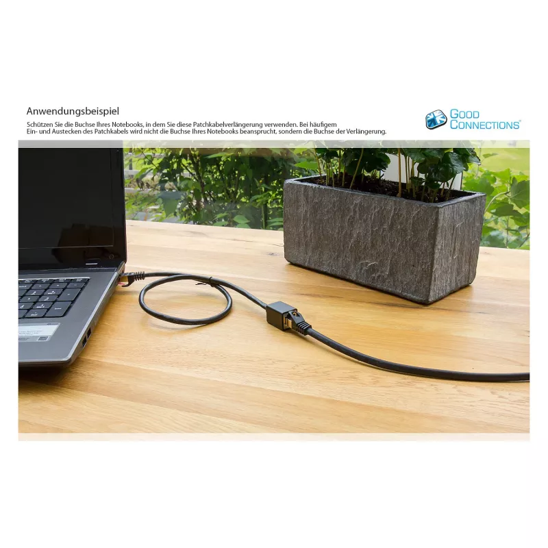 Goodconnections 8063VR-005S cable de red Ethernet negro