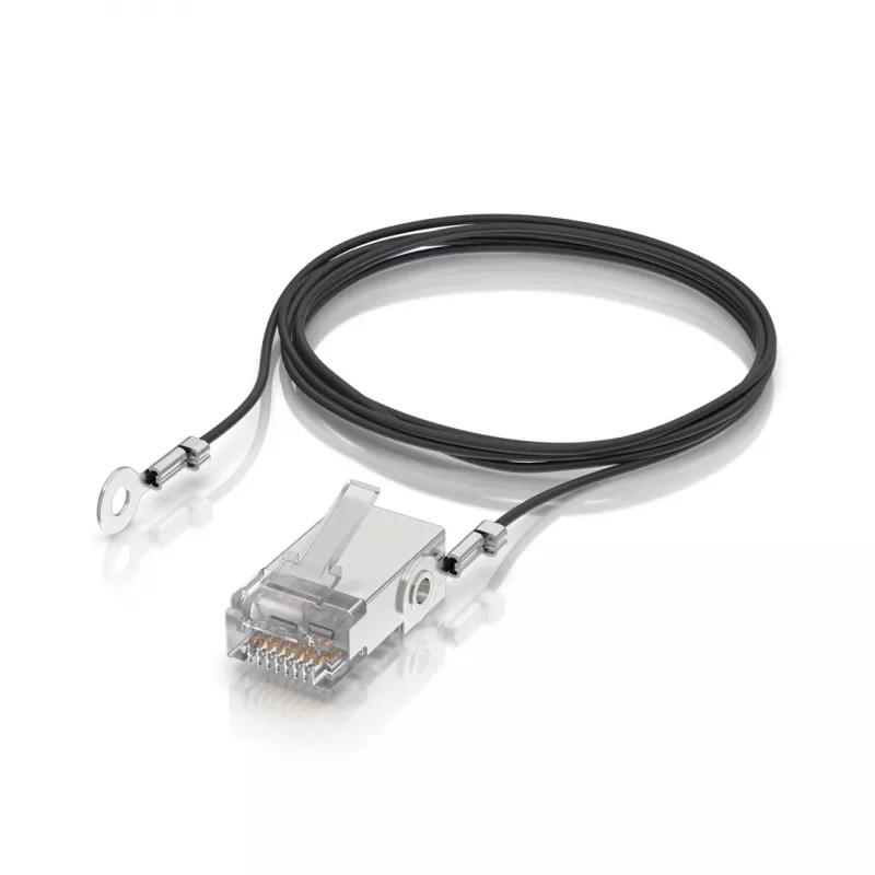 Cable de red Ubiquiti UISP-CONNECTOR-GND 1 m RJ-45 negro