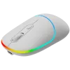Ratón Canyon MW-22 CNS-CMSW22SW – 2 en 1 Bluetooth/2,4 GHz – óptico – 800/1200/1600 DPI – 4 botones – iluminación RGB – recargable – blanco nieve