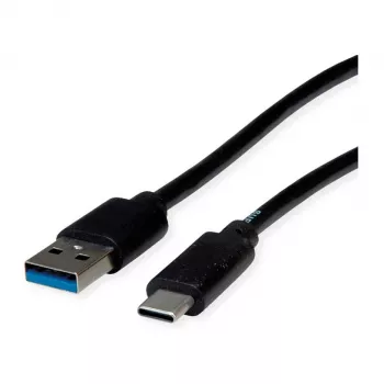 ROLINE RM Cable USB 3.2 Gen 1, A-C, ST/ST, negro, 0,5 m