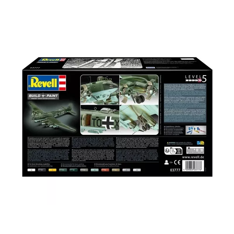 Maqueta de avión de plástico REVELL Fendt 728 Vario kit de modelismo a escala REV-03777