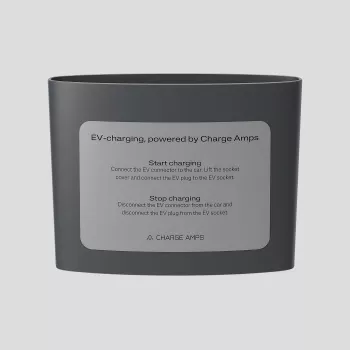 Placa adhesiva para montaje en mástil Charge Amps Dawn CA-131238 — accesorio para punto de carga Dawn