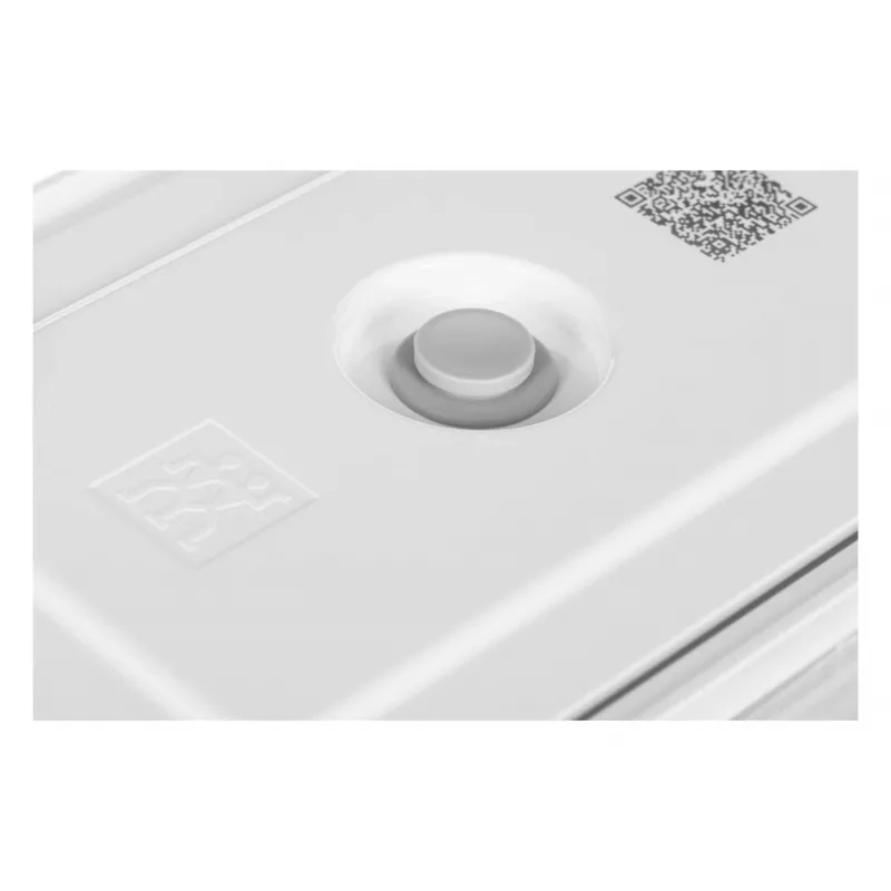 ZWILLING Fresh & Save 36803-003-0 set de recipientes rectangulares de vidrio al vacío, 3 uds. (S/M/L, 0,35/0,75/1,6 L), borosilicato, apto para microondas/horno/lavavajillas, gris/transparente