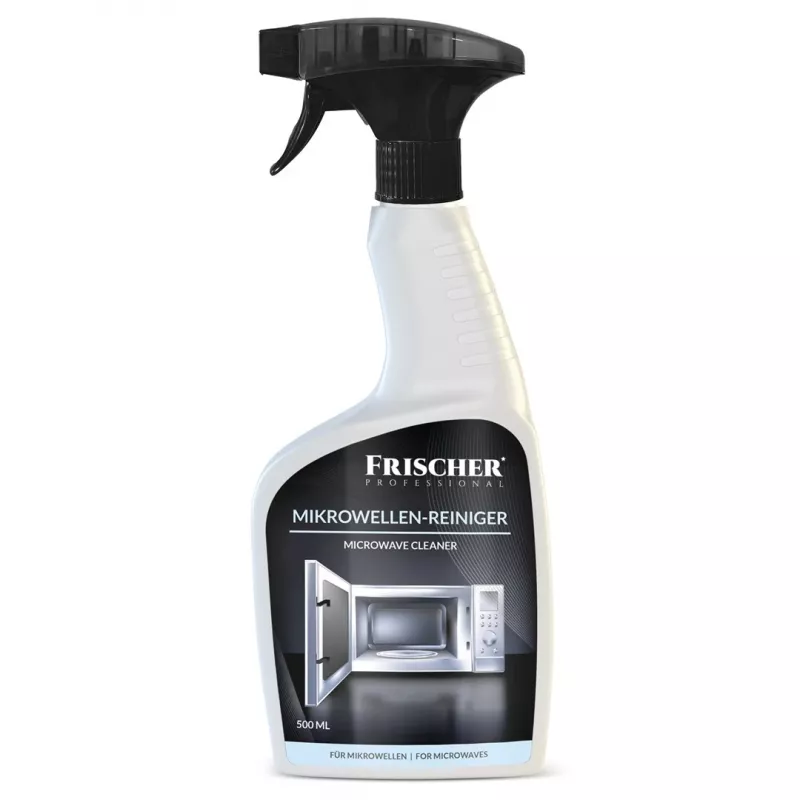 Líquido limpiador para microondas FRISCHER FR00001_500 0,5 L – para grasa y restos de comida en el interior