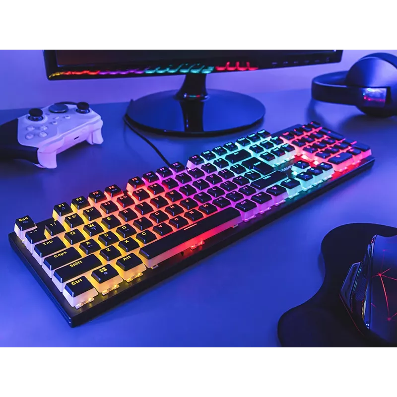 Teclado mecánico USB Tracer GAMEZONE UNIQUE (PUDDING)