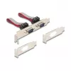 Adaptador DeLOCK 95276 Interno RS-232 Mini PCI Express Verde