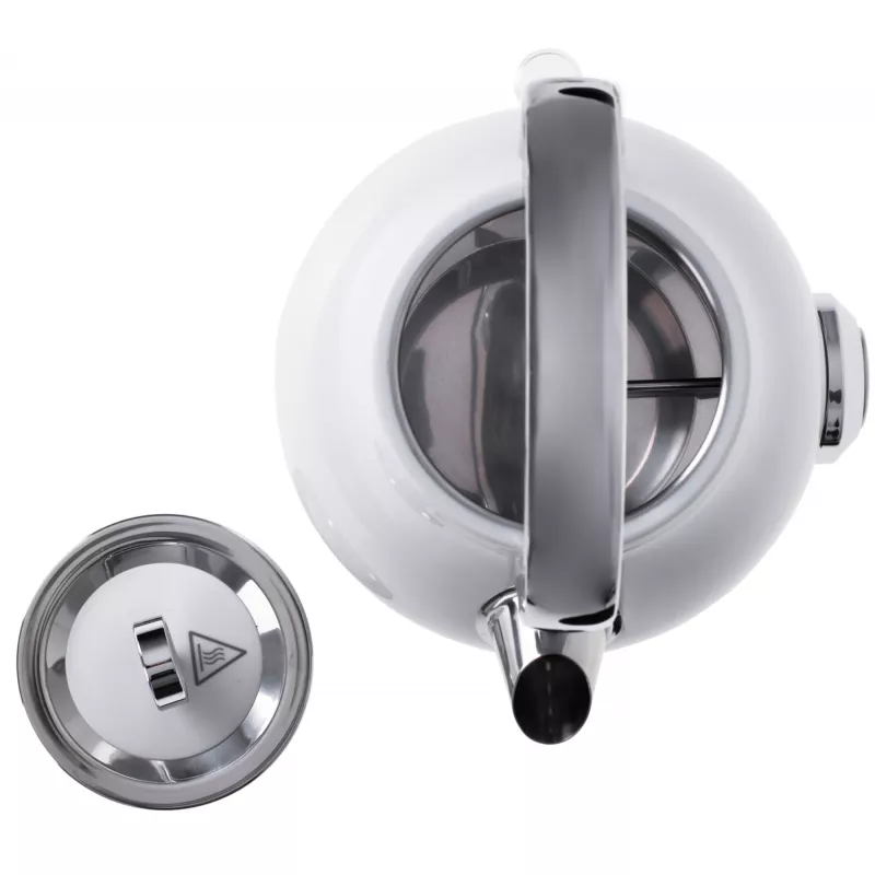Hervidor eléctrico Adler 1,7 l 2200 W blanco metálico