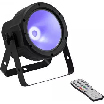 Foco LED de suelo EUROLITE SLS-30 COB UV 30W – UV COB 30 W para iluminación escénica y de efectos