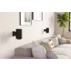 Soporte de pared Vogels | Soporte de pared para altavoz para Sonos Era 100 | Inclinable, orientable | Capacidad de carga máxima 7 kg | Negro