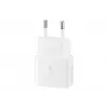 Cargador de pared USB-C Samsung EP-T2510 25W Blanco, cargador rápido universal de interior con PPS