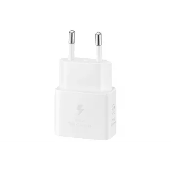 Cargador de pared USB-C Samsung EP-T2510 25W Blanco, cargador rápido universal de interior con PPS