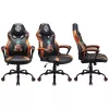 Silla gaming para PC Subsonic SA5573-D4 asiento acolchado negro naranja