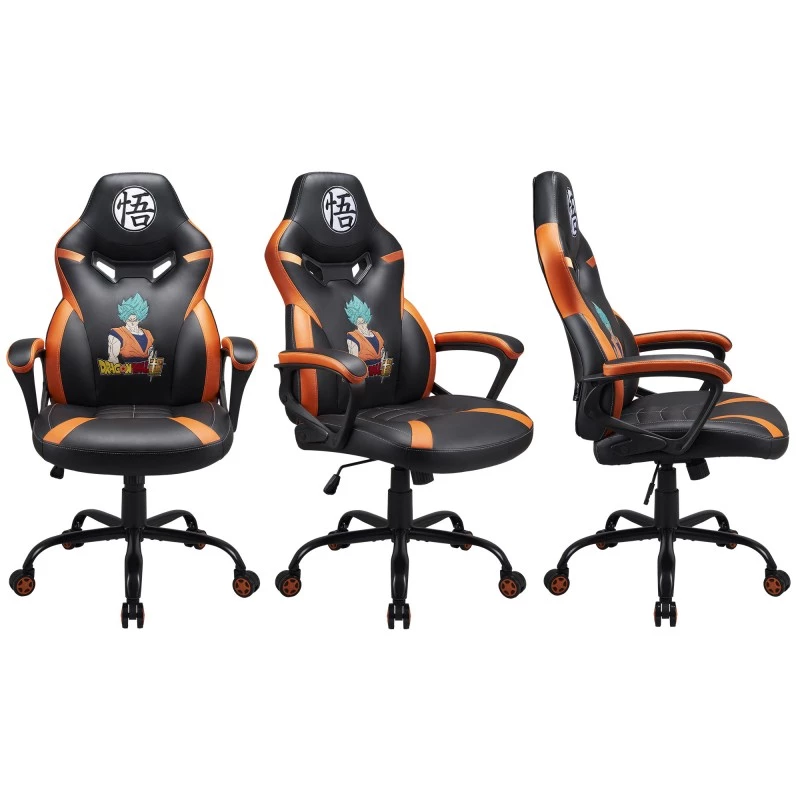 Silla gaming para PC Subsonic SA5573-D4 asiento acolchado negro naranja