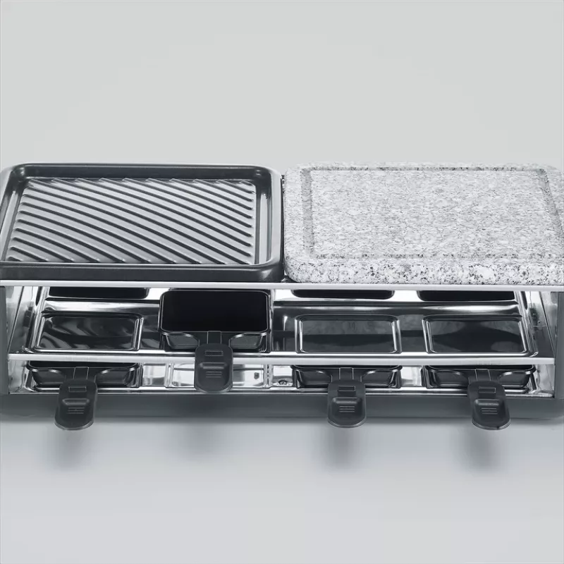 Parrilla de raclette Severin RG 2366 8 personas 1300 W negra