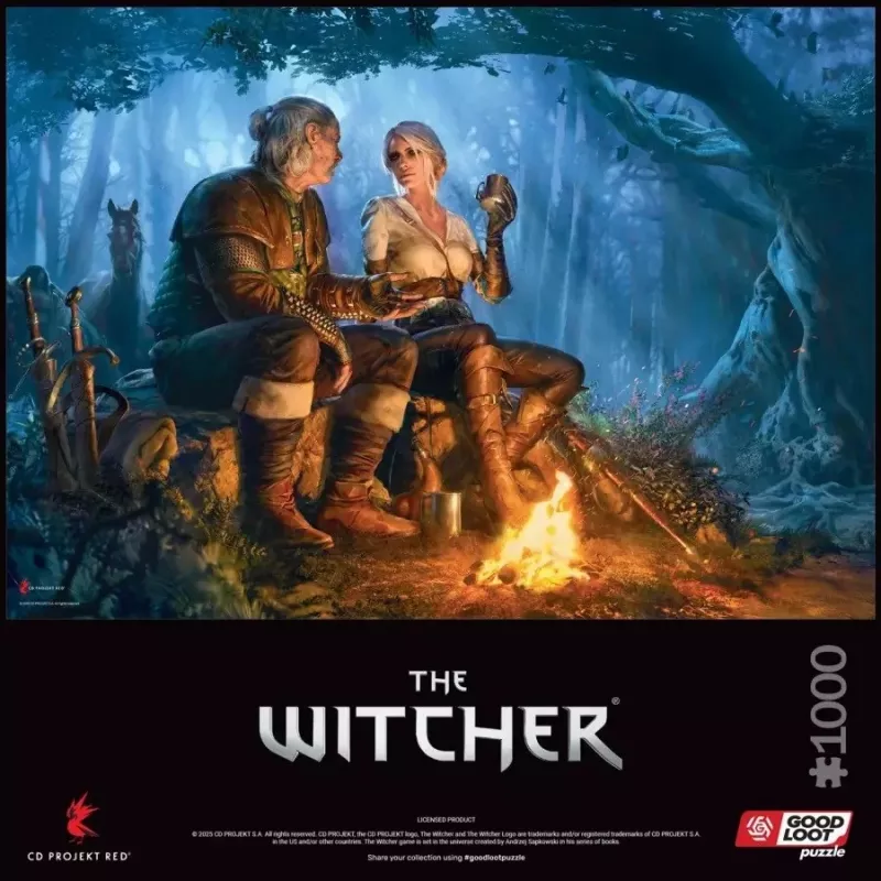 Puzle Good Loot Gaming Puzzle: The Witcher viaje de Ciri, 1000 piezas