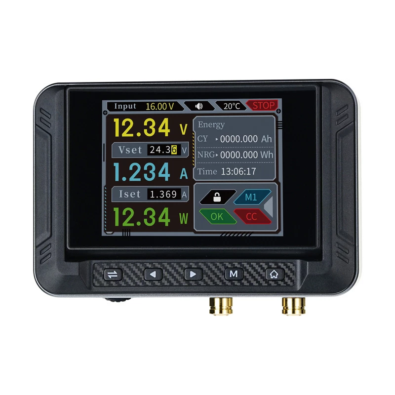 Fuente de alimentación DC programable Fnirsi DPS150 DC Mini, modelo DPS150, salida DC ajustable con pantalla digital