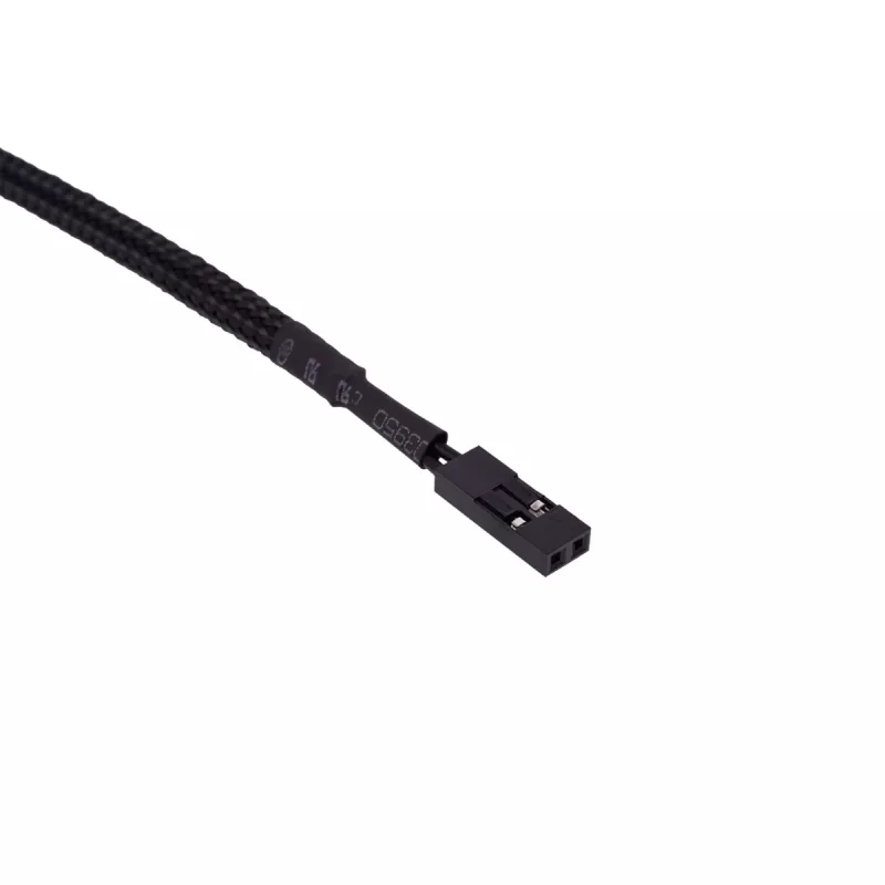 Alphacool Eiszapfen Sensor de temperatura Plug G1/4 - Sensor de temperatura para sistema de refrigeración líquida - Negro profundo - 50 cm