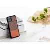 Funda para smartphone man and wood para iPhone 11 Pro Max — estampado de cuadros marrón, borde negro