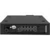ICY DOCK - ToughArmor EX - MB491V5K-B - Caja para unidades SSD U.2/U.3 NVMe de 2,5 inch PCIe 5.0 para bahía externa de 3,5 inch con cerradura y diseño de tornillos moleteados