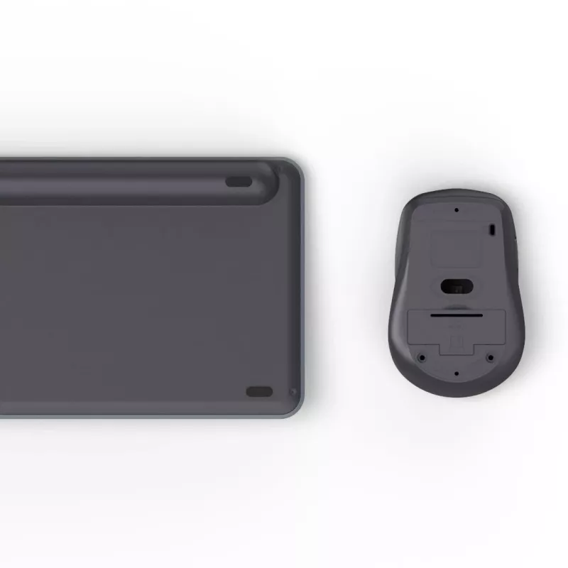 Set de teclado y ratón multi-dispositivo negro gris