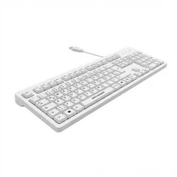 Teclado higiénico MAN&MACHINE Keyboard ITs Cool blanco, USB, 99 teclas, DE (ITSC/DE/W5)